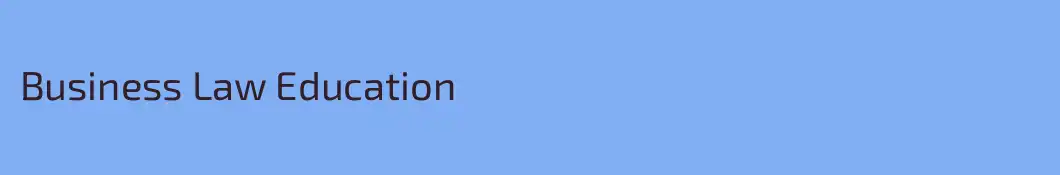 Business Law Education